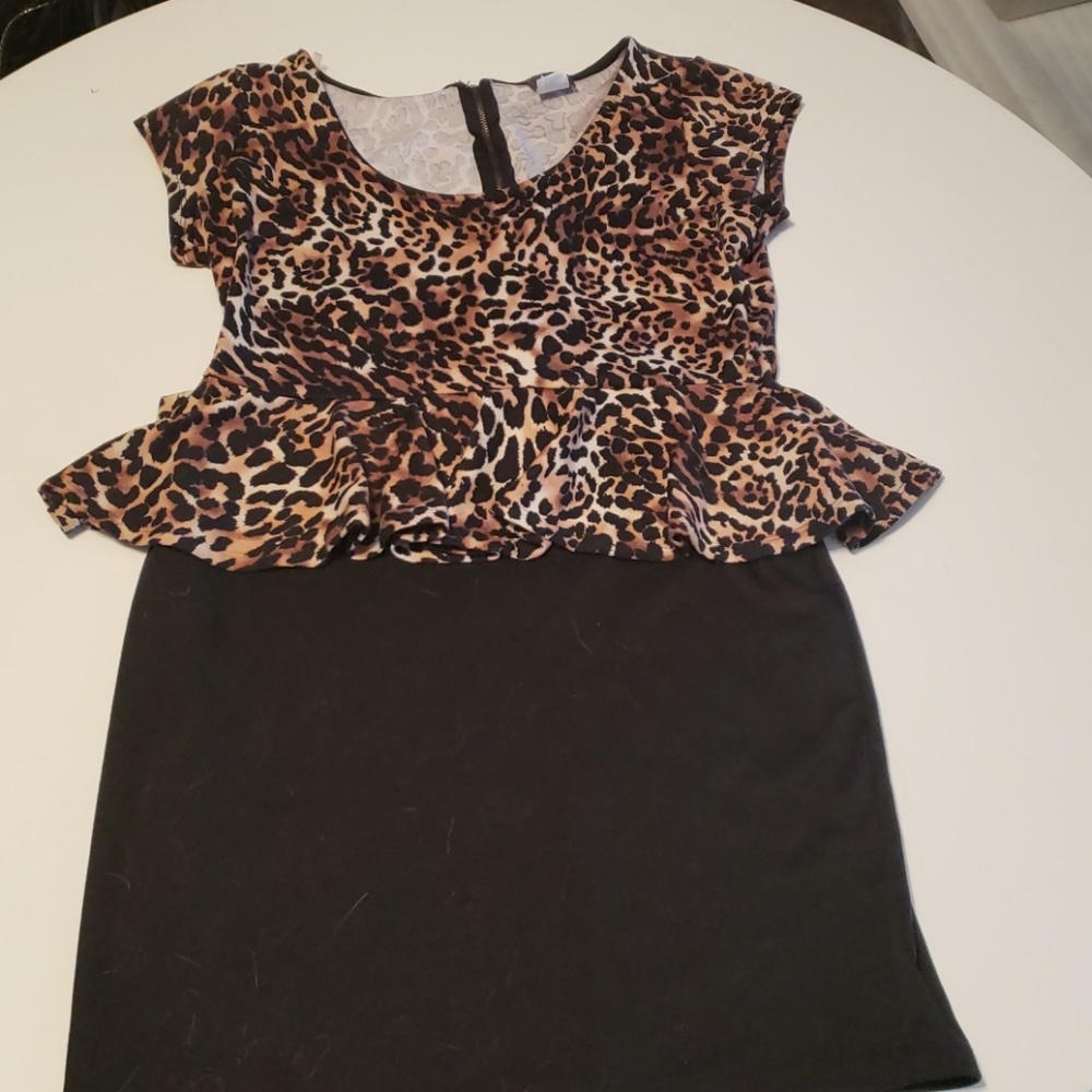 Retro Leopard Print dress